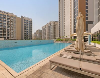 Stylish 1BR in Azizi BeachFront | Beach, Pool, Gym