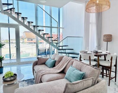 Cozy 2BR Duplex | Balcony | Oasis 2 Masdar City