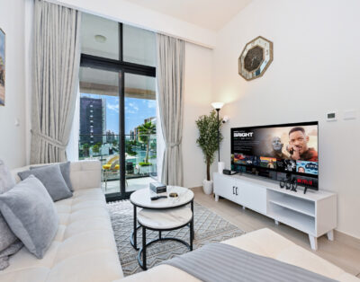 Cozy 1BR in Azizi Riveria 47 – Meydan